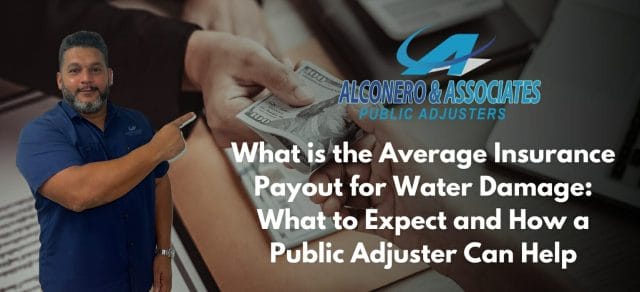 What is the Average Insurance Payout for Water Damage: What to Expect and How a Public Adjuster in Miami Can Help