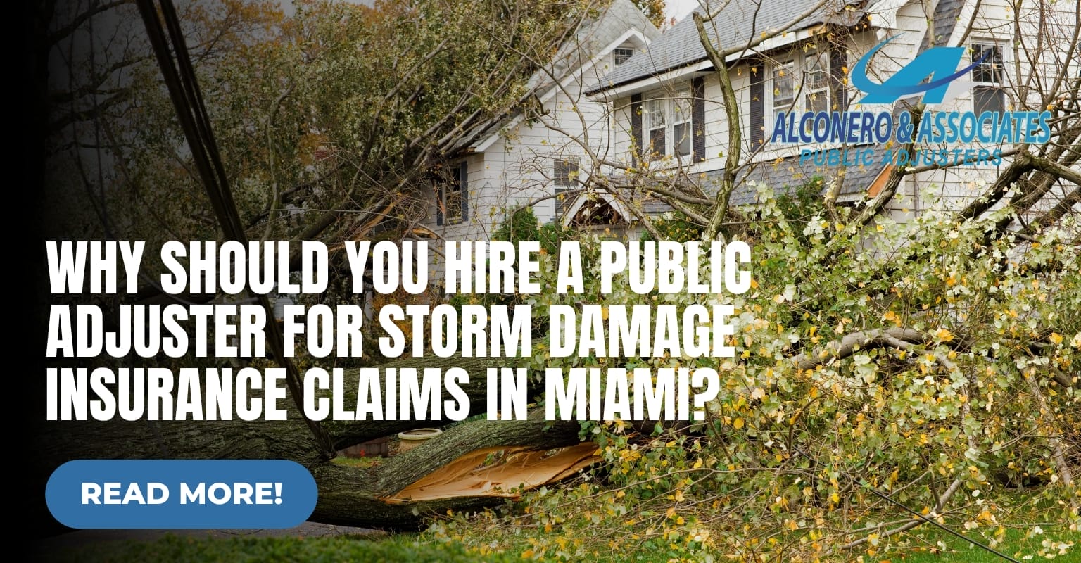 Why Should You Hire a Public Adjuster for Storm Damage Insurance Claims in Miami?