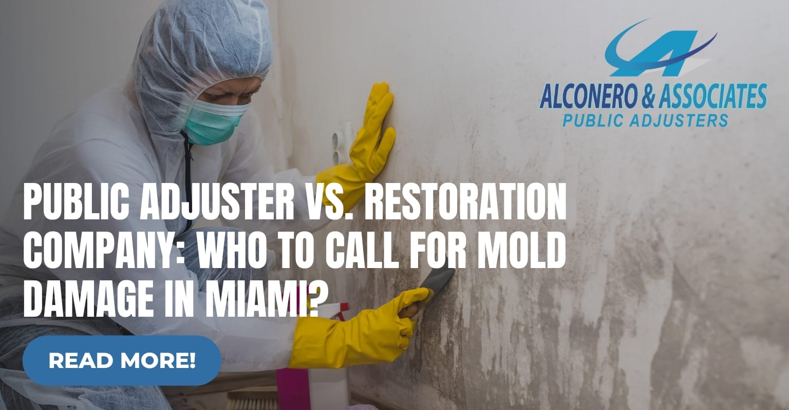 Public Adjuster vs. Restoration Company for Mold Damage in Miami